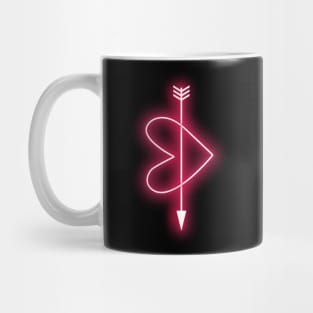 Neon Heart Mug